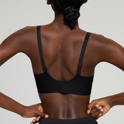 🔥Por tiempo limitado 50% de descuento🔥  Brasier Sin Aros Push-up con Escote Profundo en V y Diseño Invisible