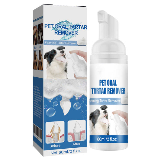 🔥COMPRE MAIS, GANHE MAIS BRINDES! ✨Espuma removedora de tártaro para higiene bucal de pets