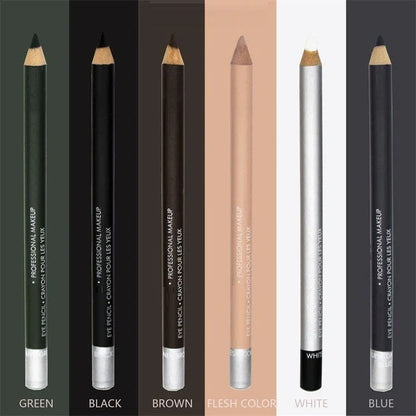 💗Conjunto de 3 peças🎁 Delineador de olhos de madeira à prova d'água e de longa duração
