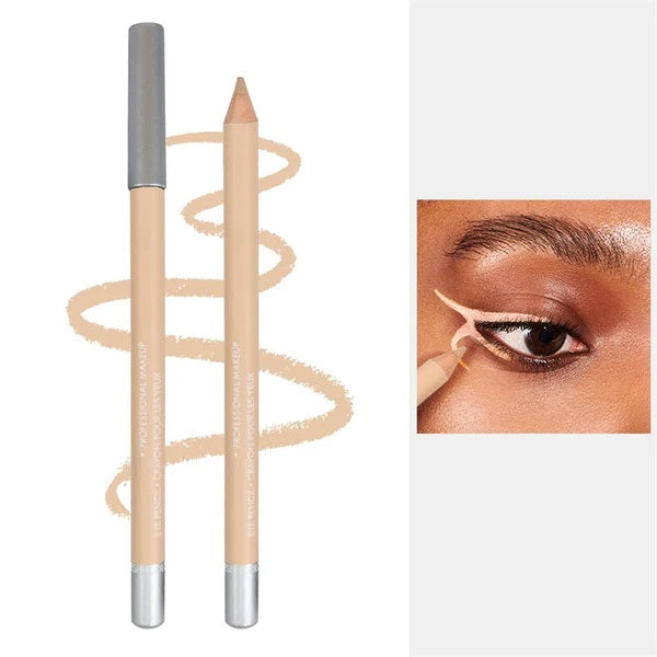 💗Conjunto de 3 peças🎁 Delineador de olhos de madeira à prova d'água e de longa duração