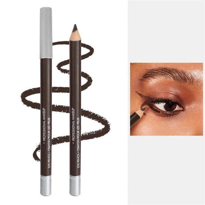 💗Conjunto de 3 peças🎁 Delineador de olhos de madeira à prova d'água e de longa duração