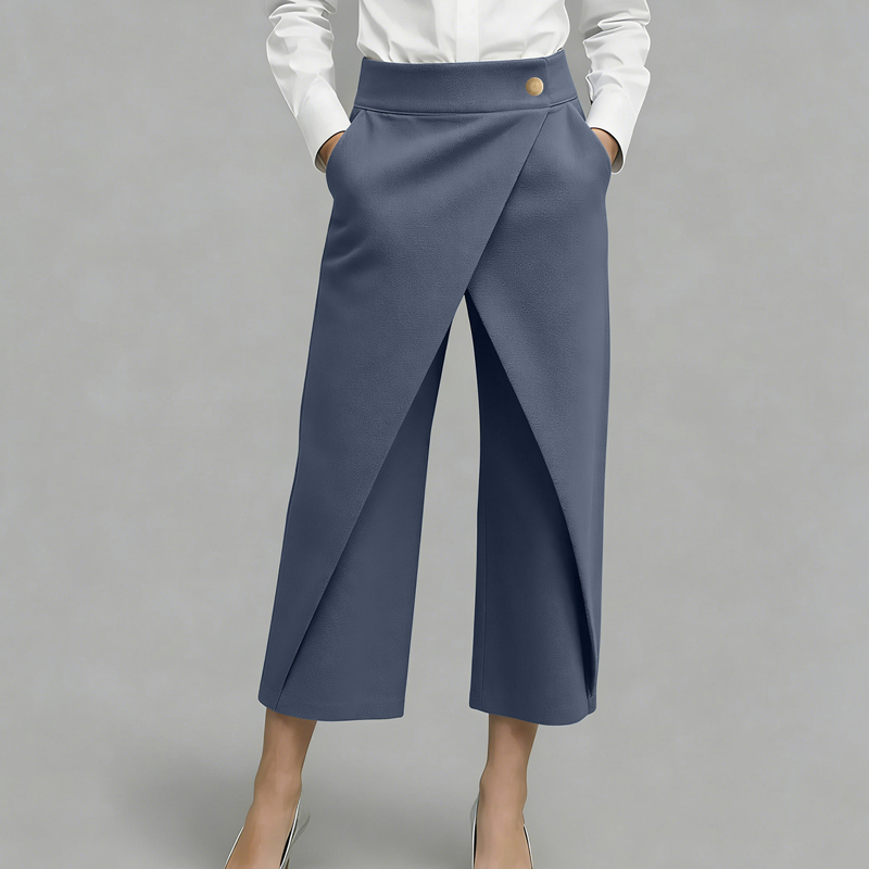 🔥2026 New Arrival ＆ Hot Sale🔥 Women's Patchwork Cropped Casual Trousers 🌸