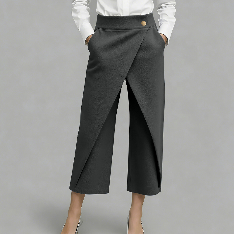 🔥2026 New Arrival ＆ Hot Sale🔥 Women's Patchwork Cropped Casual Trousers 🌸