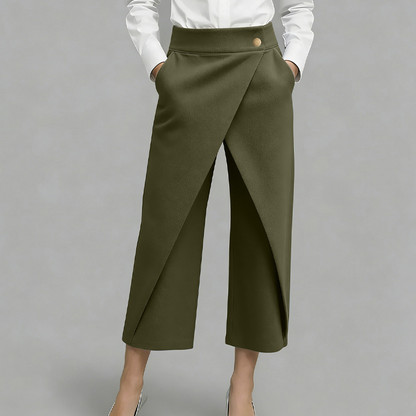 🔥2026 New Arrival ＆ Hot Sale🔥 Women's Patchwork Cropped Casual Trousers 🌸
