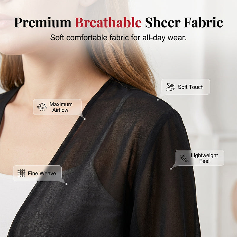 👚 60% OFF NOW! ⏳ Women's Chiffon Tie-Front Top – Summer layering essential – Lightweight, breathable & perfect for beach or brunch 🌸