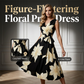 ✨🌸 Vestido floral elegante com caimento que valoriza a silhueta feminino e leve