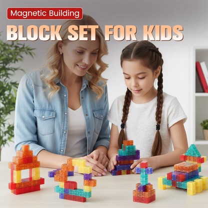 🧲 Conjunto de blocos de construção magnéticos para crianças – diversão educativa que solta a imaginação! 🔧✨