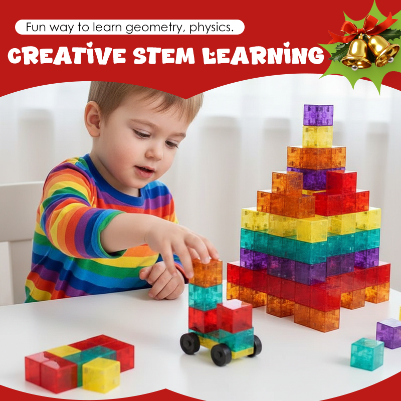 🧲 Conjunto de blocos de construção magnéticos para crianças – diversão educativa que solta a imaginação! 🔧✨