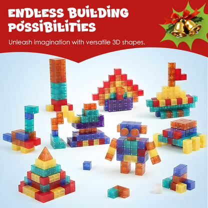 🧲 Conjunto de blocos de construção magnéticos para crianças – diversão educativa que solta a imaginação! 🔧✨