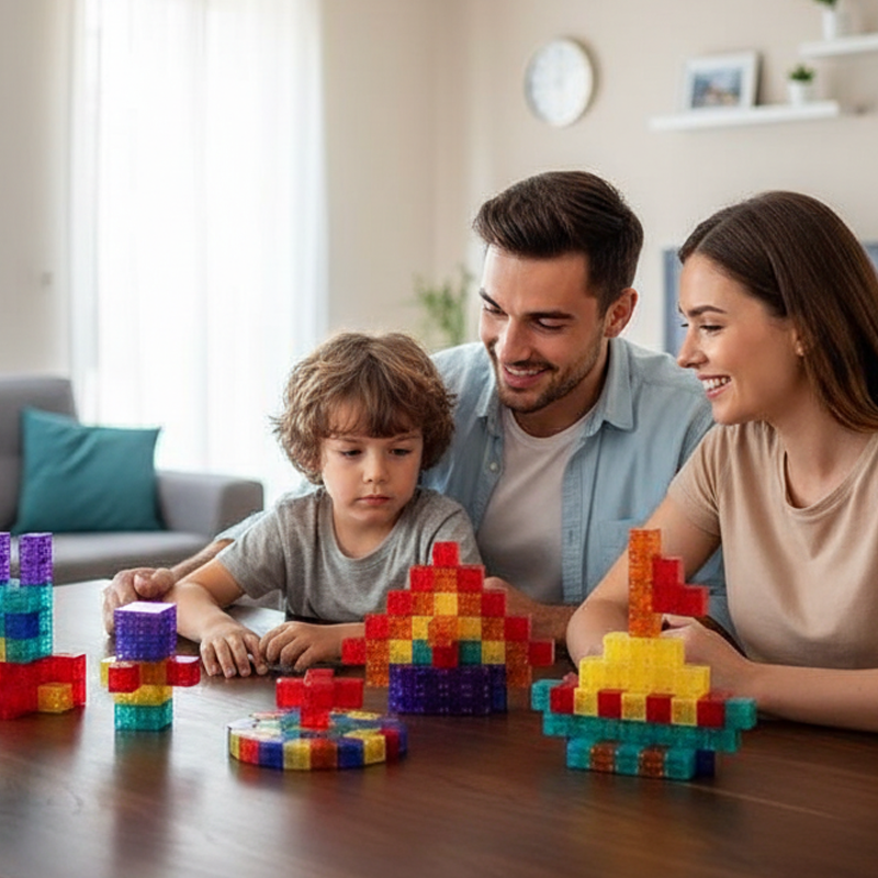 🧲 Conjunto de blocos de construção magnéticos para crianças – diversão educativa que solta a imaginação! 🔧✨