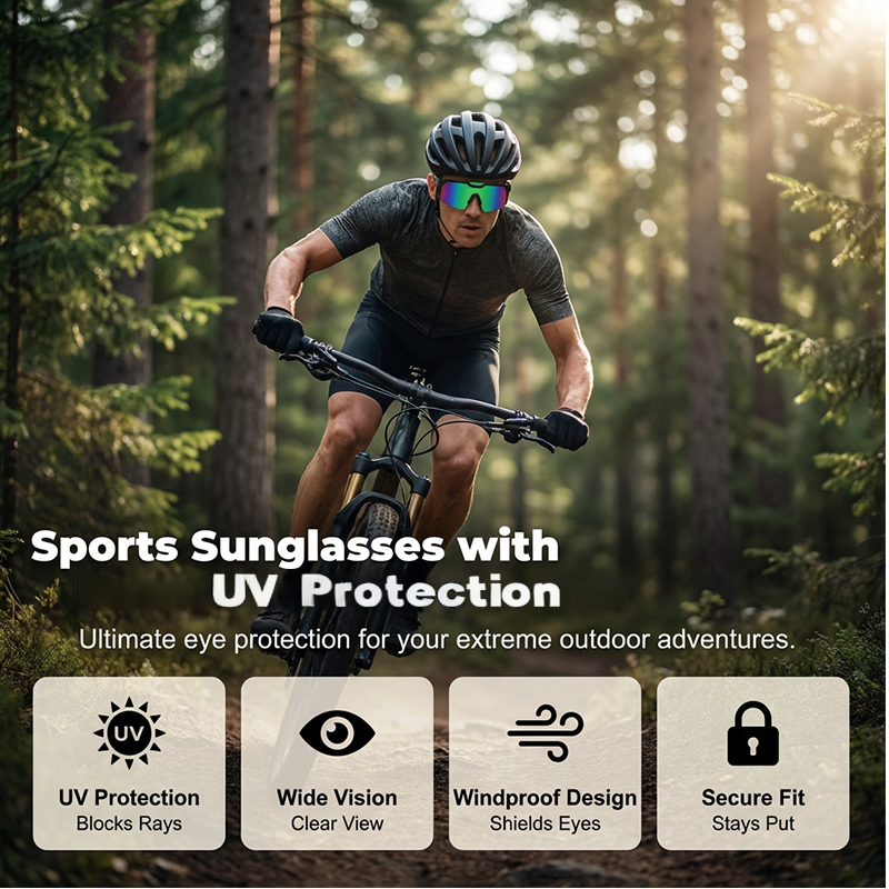 👓 Óculos Esportivos UV400 Unissex ☀️