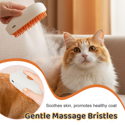 Pente de limpeza 3 em 1 para animais de estimação com spray