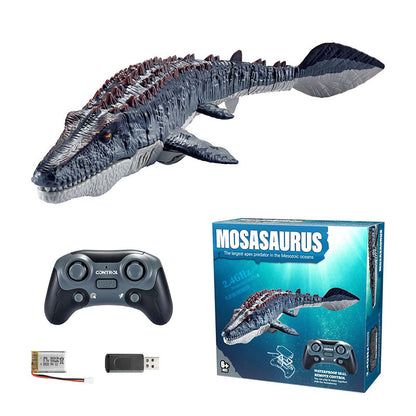 🔥🔥Brinquedo de natação Mosassauro RC 2.4G com jato de água🔥
