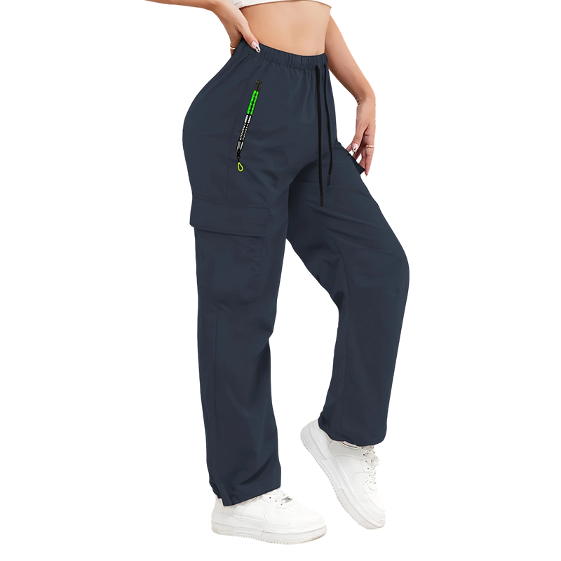 👖✨ Pantalones Cargo Vintage para Mujer – Corte Holgado, Bolsillos Funcionales y Estilo Urbano Cómodo