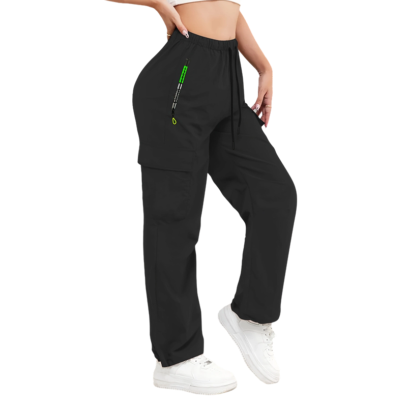 👖✨ Pantalones Cargo Vintage para Mujer – Corte Holgado, Bolsillos Funcionales y Estilo Urbano Cómodo