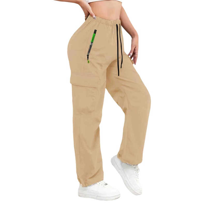 👖✨ Pantalones Cargo Vintage para Mujer – Corte Holgado, Bolsillos Funcionales y Estilo Urbano Cómodo