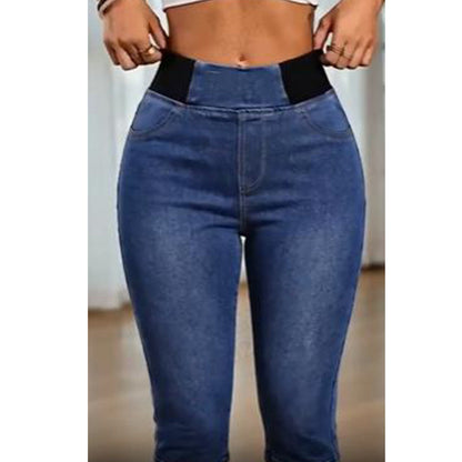 ✨👖 Calça capri jeans feminina cintura alta modeladora confortável e estilosa