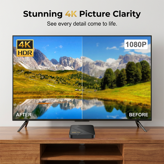 🔥Promoção Imperdível de 2026: 50% de desconto🔥Android TV Box com Bluetooth