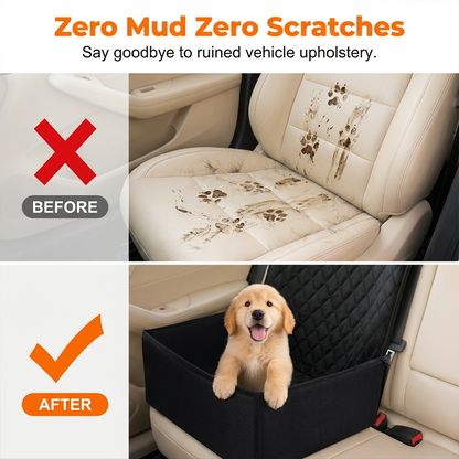 🐶🚗 Capa de banco para pets impermeável e segura para carro confortável e dobrável