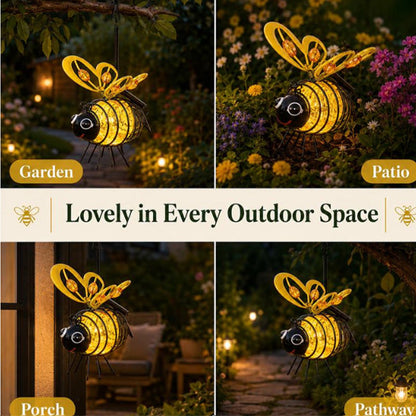 🌙🍃50% DE DESCONTO POR TEMPO LIMITADO! Luminária solar suspensa em forma de abelha – Brilho âmbar aconchegante, sem cintilação, perfeita para festas no jardim, acampamentos ou quartos infantis – Espalhe alegria dia e noite 🌞🌜