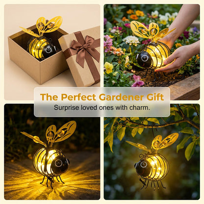 🌙🍃50% DE DESCONTO POR TEMPO LIMITADO! Luminária solar suspensa em forma de abelha – Brilho âmbar aconchegante, sem cintilação, perfeita para festas no jardim, acampamentos ou quartos infantis – Espalhe alegria dia e noite 🌞🌜