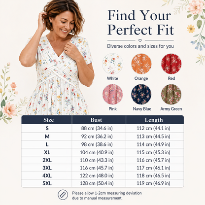 👗🔥 ¡OFERTA 50% OFF! Vestido Floral de Mujer con Escote en V – Elegante, Favorecedor y Perfecto para Cualquier Ocasión ✨