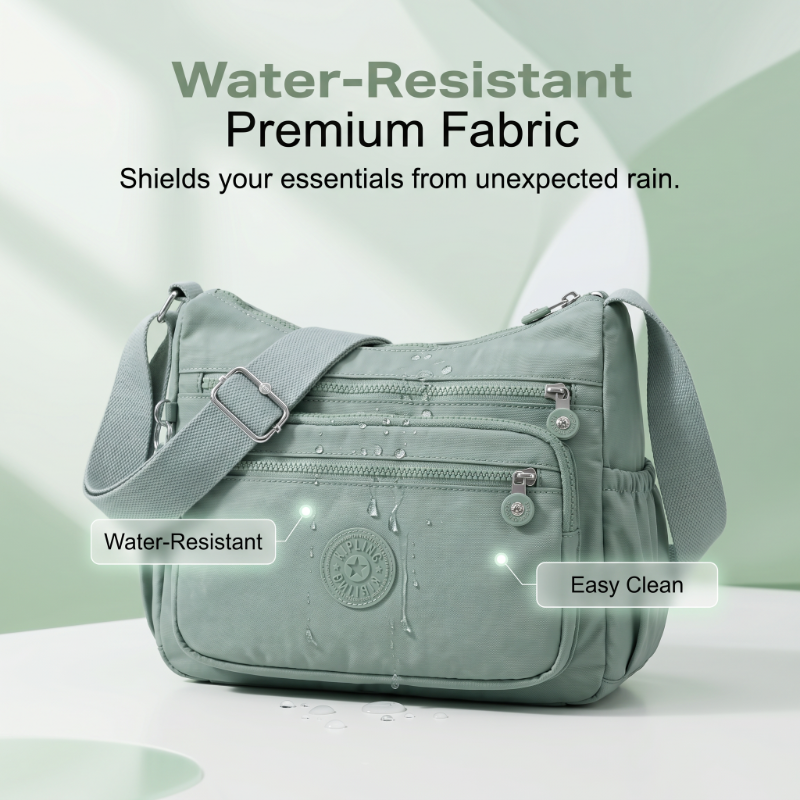 ✨ Bolso Bandolera Multibolsillos – Ligero, Resistente al Agua y Perfecto para Llevar Todo Organizado