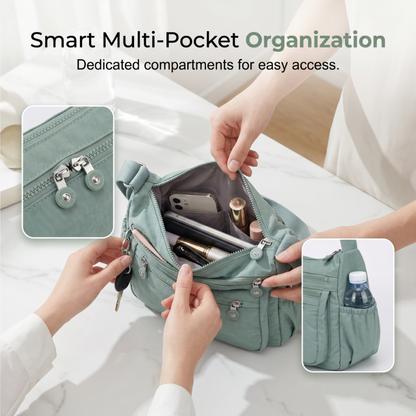 ✨ Bolso Bandolera Multibolsillos – Ligero, Resistente al Agua y Perfecto para Llevar Todo Organizado