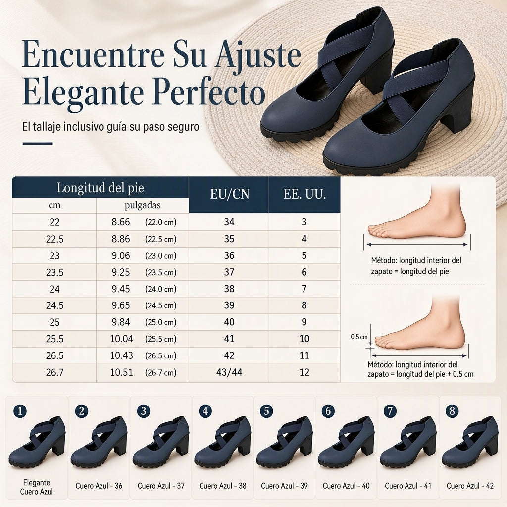 🏷️MITAD DE PRECIO🏷️ Zapatos Mary Jane para mujer con puntera redonda, tira cruzada, tacón grueso, plataforma y tacones altos con recortes
