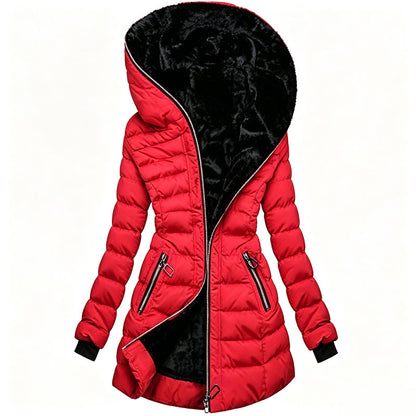 ⏰🔥 ENVÍO GRATIS 🧥❄️ Abrigo de Invierno con Capucha para Mujer – Aislante, Cálido y Resistente al Frío para el Día a Día