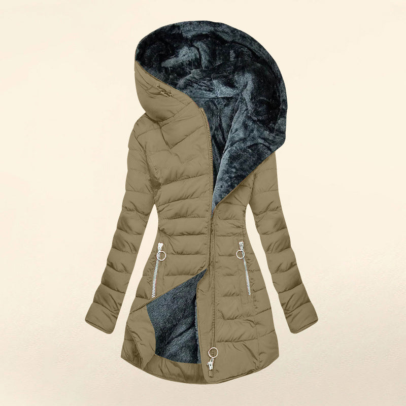 ⏰🔥 ENVÍO GRATIS 🧥❄️ Abrigo de Invierno con Capucha para Mujer – Aislante, Cálido y Resistente al Frío para el Día a Día