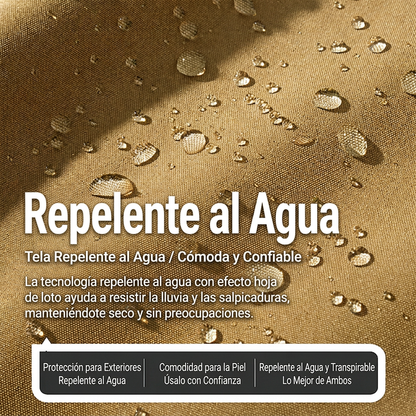 Chaqueta cálida impermeable para hombre para exteriores
