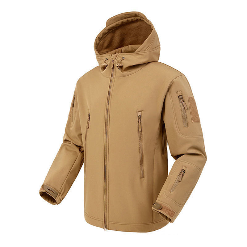 Chaqueta cálida impermeable para hombre para exteriores