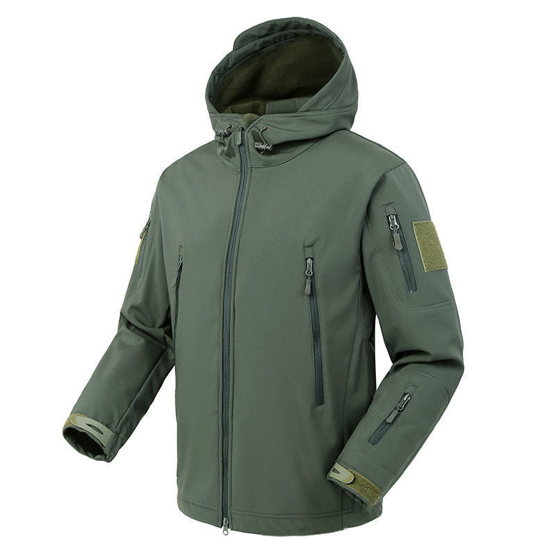 Chaqueta cálida impermeable para hombre para exteriores