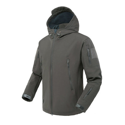 Chaqueta cálida impermeable para hombre para exteriores