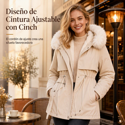 🏆Éxito de ventas🏆🧥 Elegante parka de invierno – A prueba de viento de doble capa