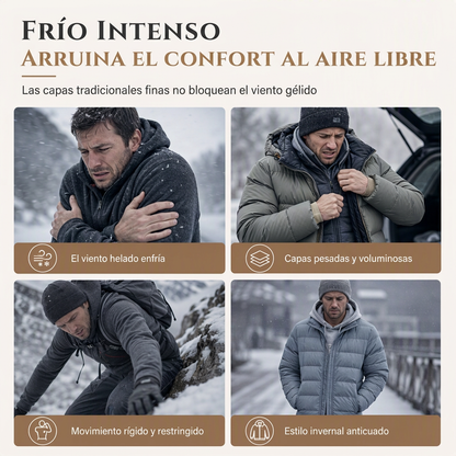 🧥🔥Novedades - Sudadera con capucha de polar para hombre – Cómoda sudadera de invierno