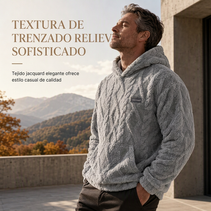 🧥🔥Novedades - Sudadera con capucha de polar para hombre – Cómoda sudadera de invierno