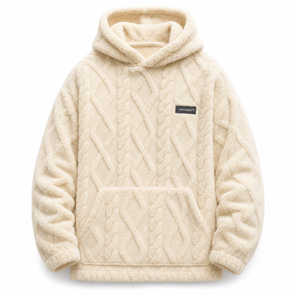 🧥🔥Novedades - Sudadera con capucha de polar para hombre – Cómoda sudadera de invierno