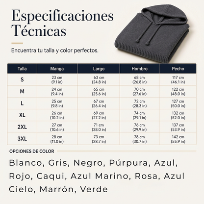 🧥✨ Sudadera con Capucha de Punto Vintage para Mujer – Diseño Desgastado, Tejido Suave y Estilo Casual Sofisticado