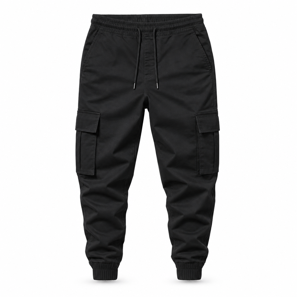 👖 Pantalones Cargo Jogger para Hombre – Corte Cónico, Múltiples Bolsillos y Comodidad Todo el Día
