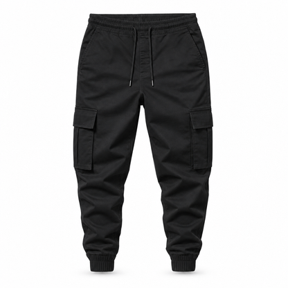 👖 Pantalones Cargo Jogger para Hombre – Corte Cónico, Múltiples Bolsillos y Comodidad Todo el Día