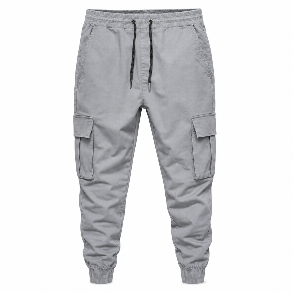 👖 Pantalones Cargo Jogger para Hombre – Corte Cónico, Múltiples Bolsillos y Comodidad Todo el Día