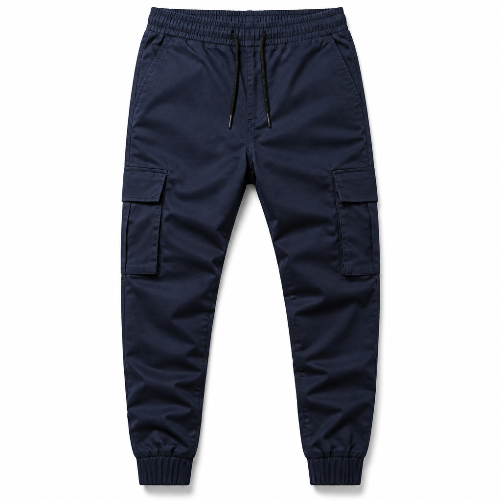 👖 Pantalones Cargo Jogger para Hombre – Corte Cónico, Múltiples Bolsillos y Comodidad Todo el Día