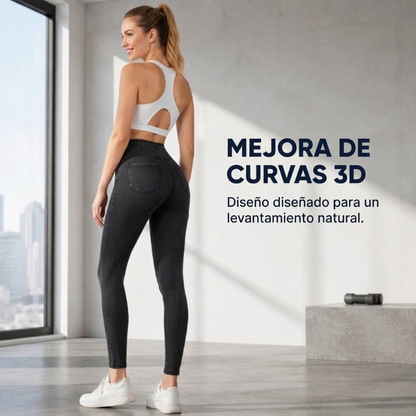 👖✨ Jeans de Cintura Alta para Mujer – Corte Lápiz Tobillero, Ajuste Favorecedor y Estilo Casual Moderno 💙