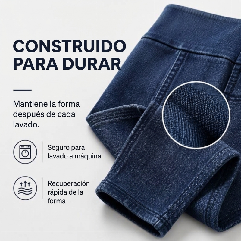👖✨ Jeans de Cintura Alta para Mujer – Corte Lápiz Tobillero, Ajuste Favorecedor y Estilo Casual Moderno 💙