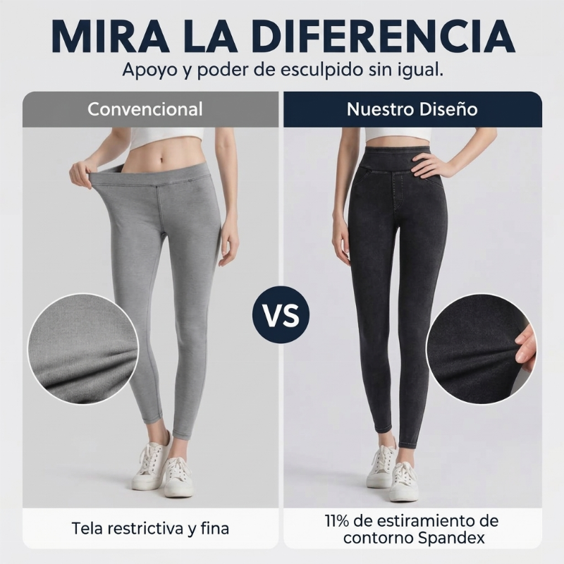 👖✨ Jeans de Cintura Alta para Mujer – Corte Lápiz Tobillero, Ajuste Favorecedor y Estilo Casual Moderno 💙