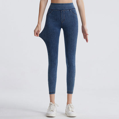 👖✨ Jeans de Cintura Alta para Mujer – Corte Lápiz Tobillero, Ajuste Favorecedor y Estilo Casual Moderno 💙