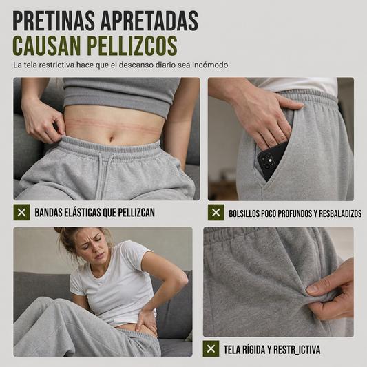 Pantalones de chándal anchos de corte vintage lavados para mujer