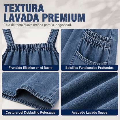 ⏰🔥 ¡50% OFF POR TIEMPO LIMITADO! 👗 Vestido Maxi Denim Oversize para Mujer – Comodidad Relajada, Estilo Moderno y Ajuste Favorecedor Diario ✨